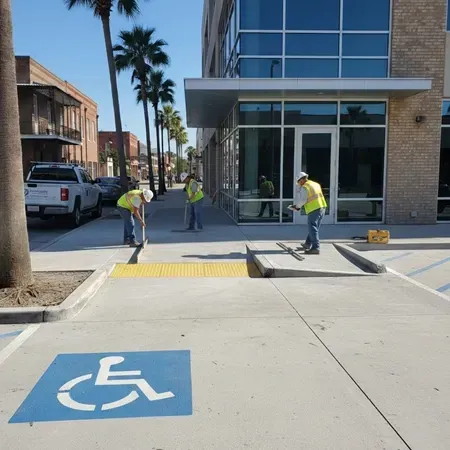 ADA-compliant concrete Baton Rouge commercial