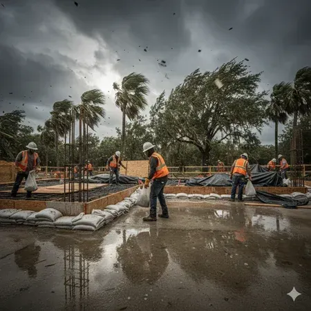 Baton Rouge concrete contractors hurricane preparation