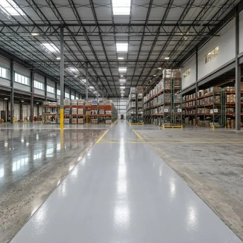 Baton Rouge industrial concrete warehouse flooring