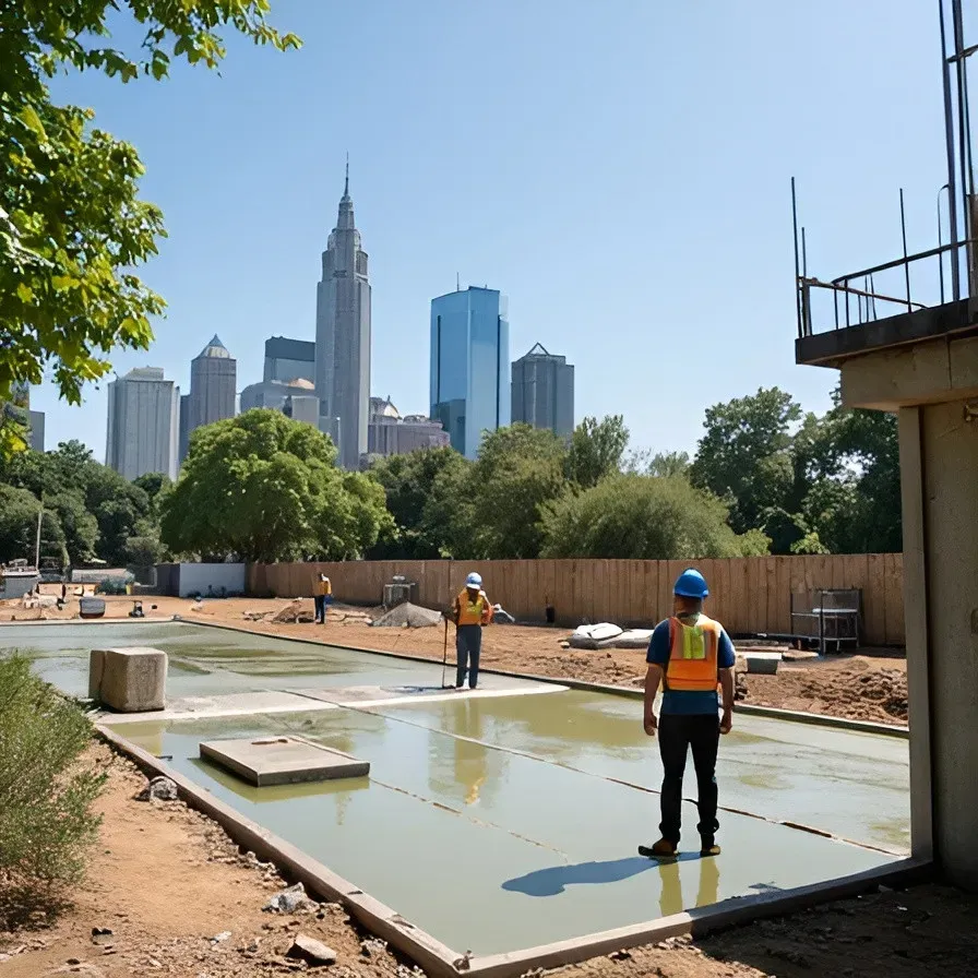 Eco-friendly green concrete Baton Rouge construction