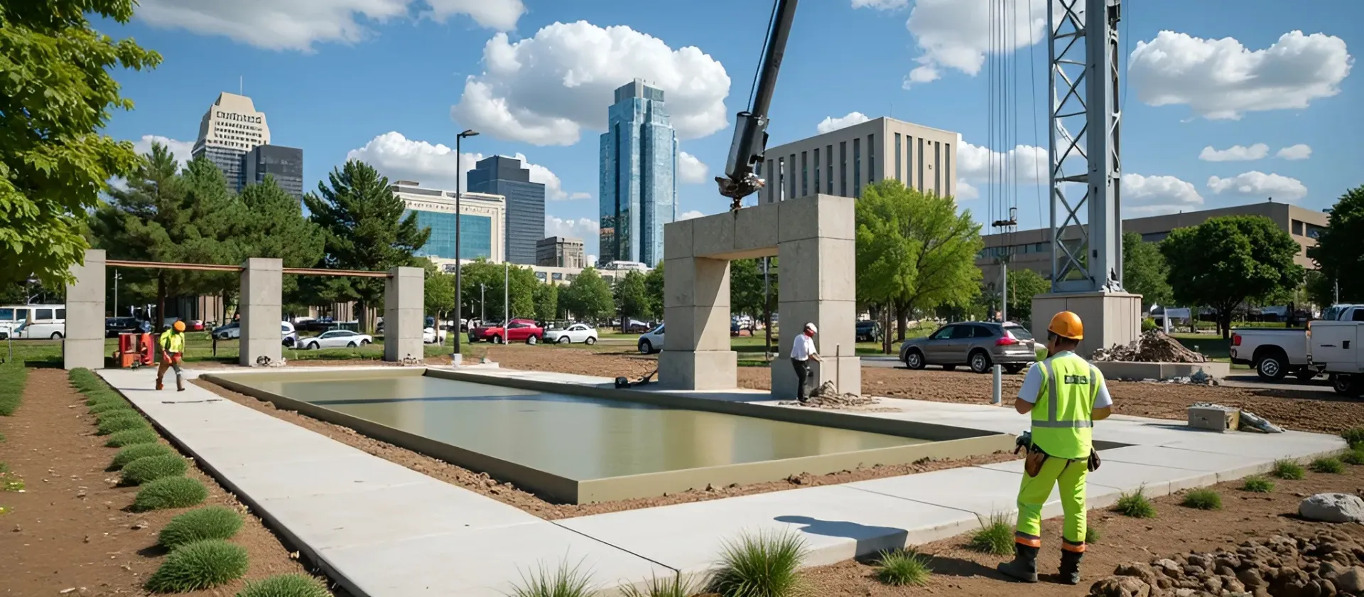 Eco-friendly green concrete Baton Rouge construction 