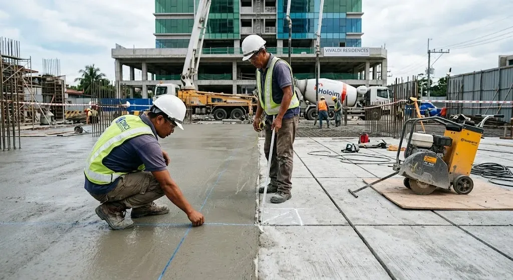 Concrete joint placement prevents commercial cracking