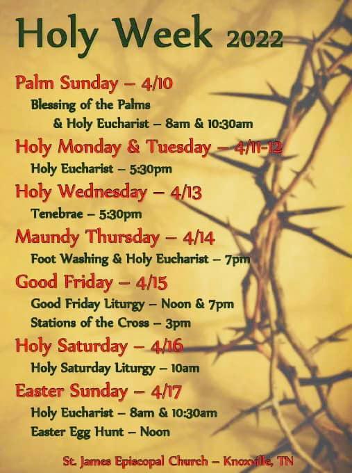 Holy Week 2022