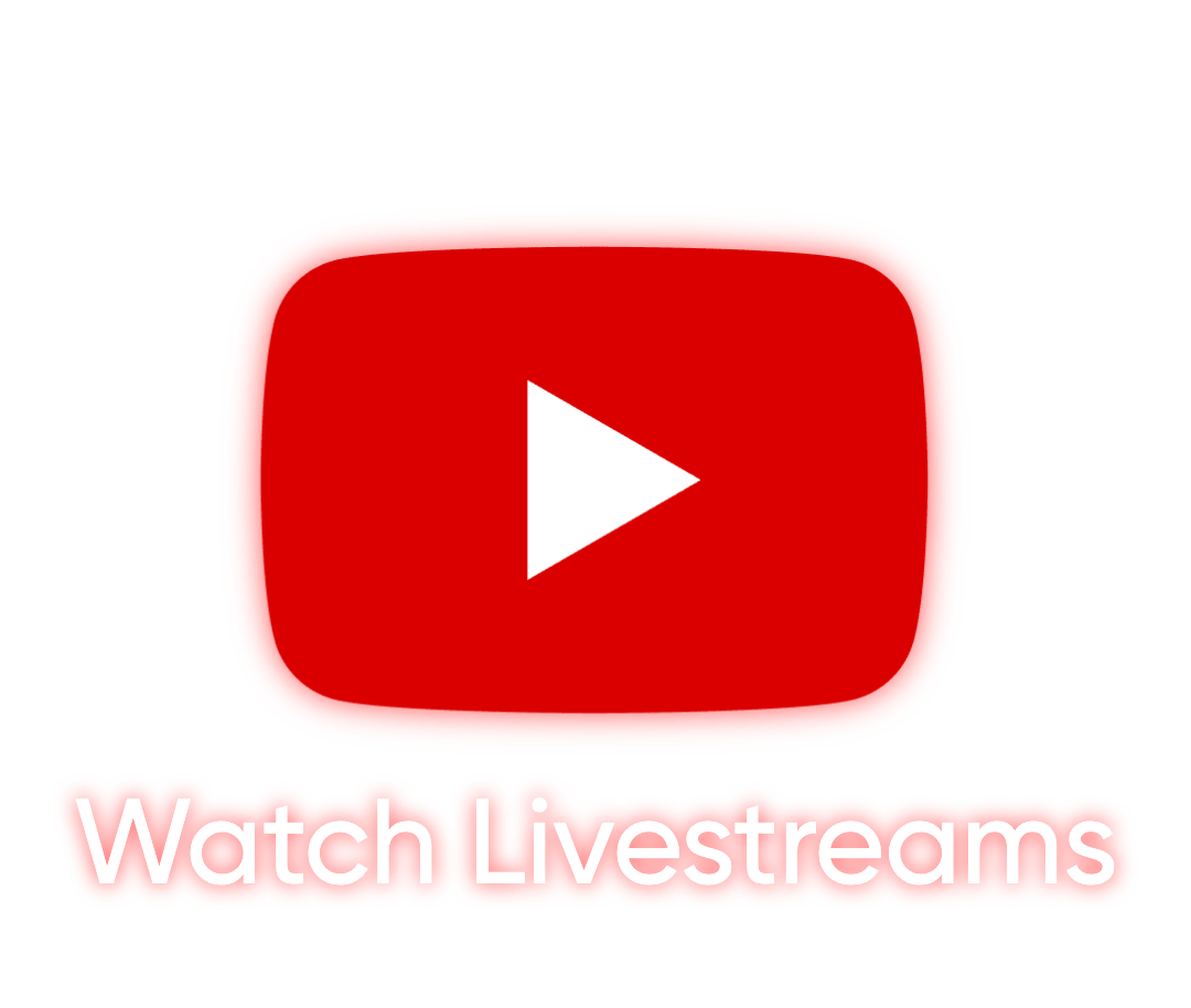 YouTube logo with a red background and white play button, text that says 