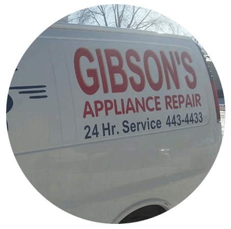 Appliance Repair — Gibson's Appliance Repair Truck in Danville County, IL