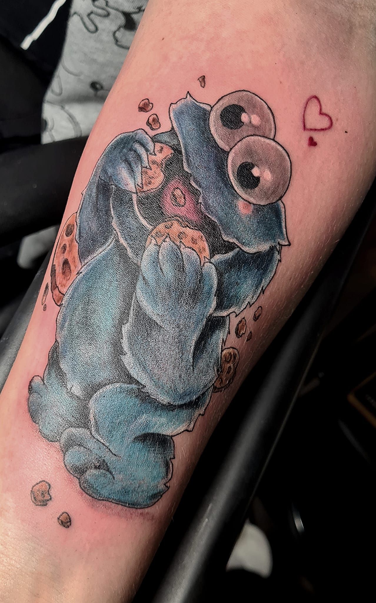 Cookiemonster Tattoo Berlin