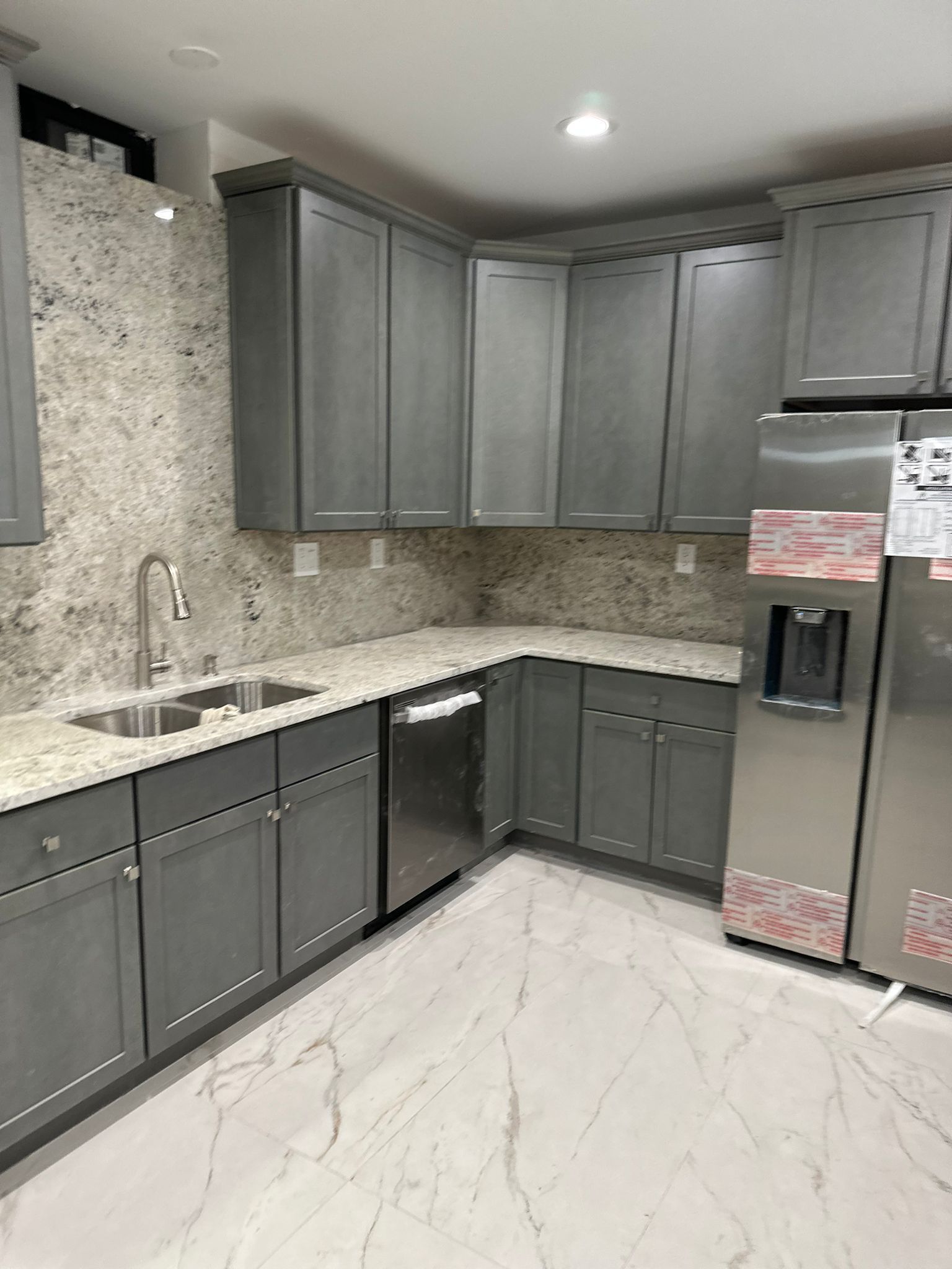 Grey kitchen Cabinets renovation and remodeling