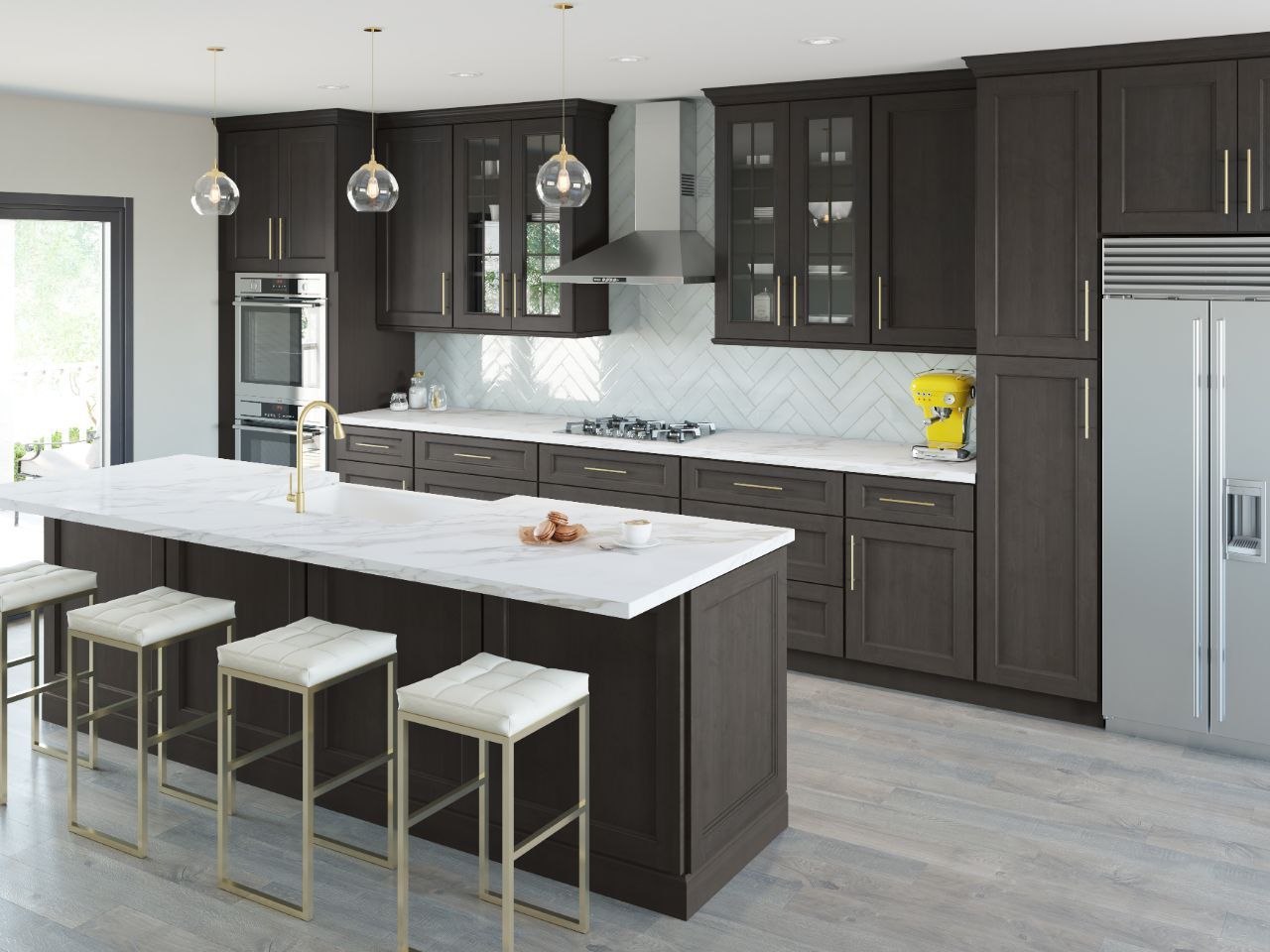 Town Square Grey Kitchen Cabinets