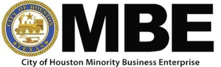 The logo for the city of houston minority business enterprise