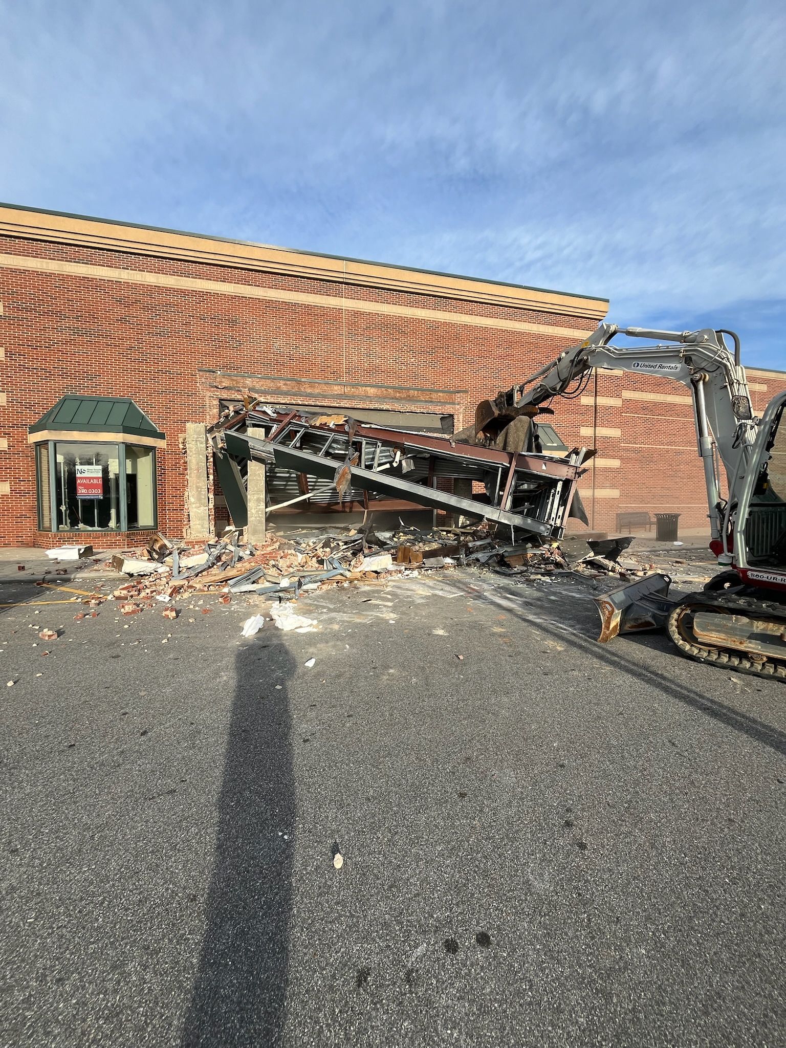 Demolition with Excavator in Greensboro, NC