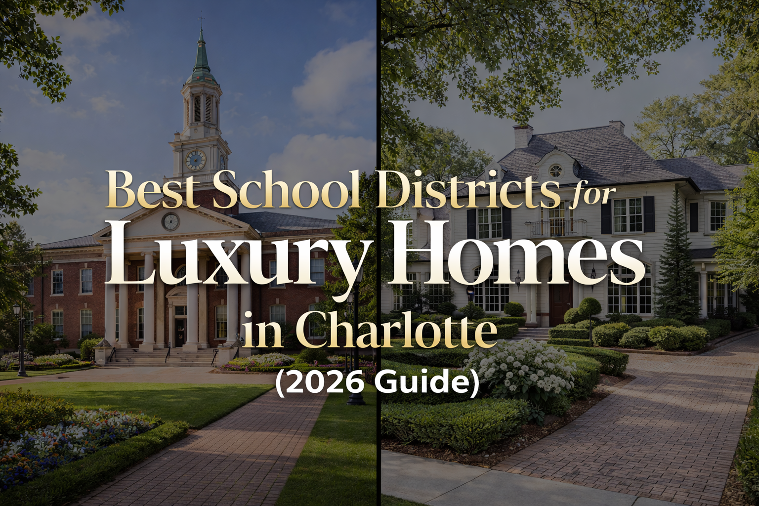 Charlotte luxury homes near top schools (2026): Myers Park and SouthPark