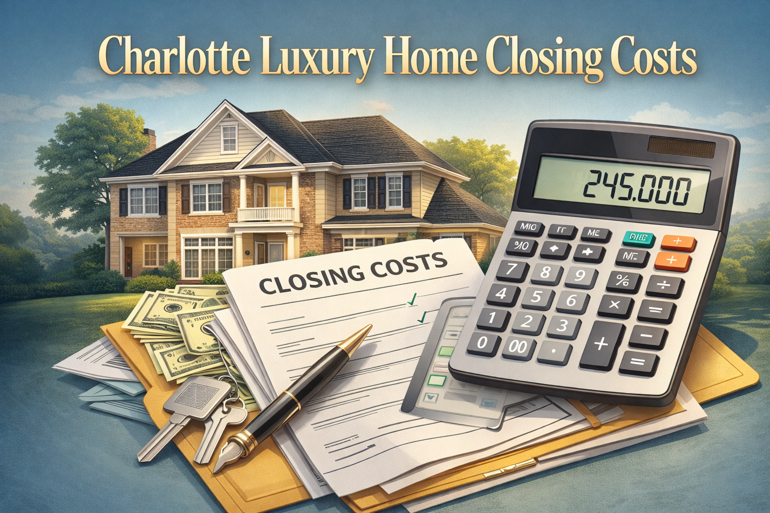 Charlotte Luxury Home Closing costs for 2026 and what a buyer can expect to pay