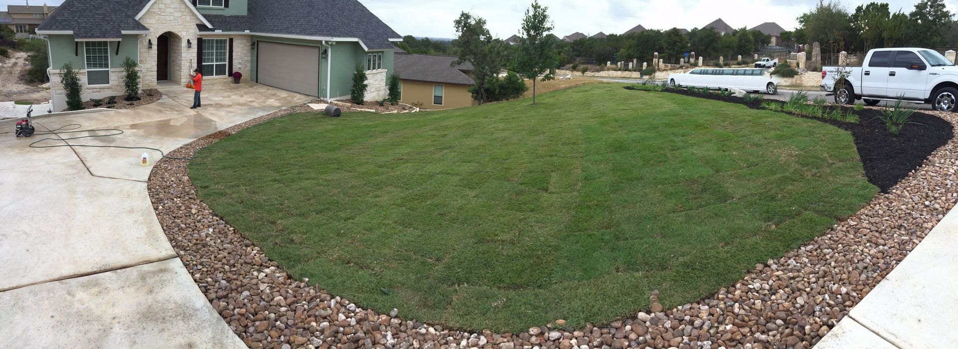 new landscape design in San Antonio, TX