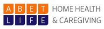 The logo for abet home health life and caregiving