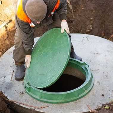 Man Installing the Sewer — Klamath Falls, OR — Roto-Rooter