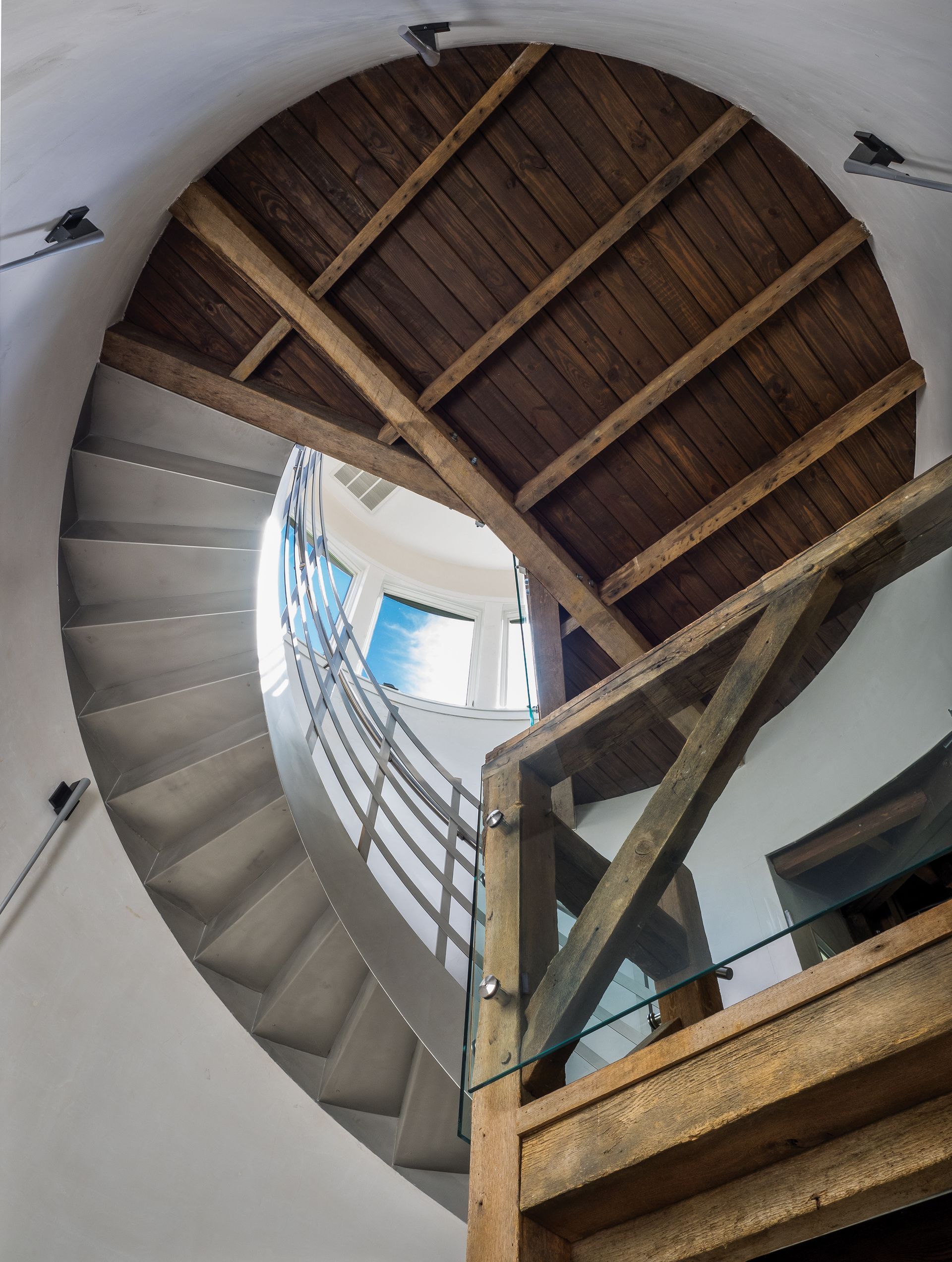 American Barn House Stair