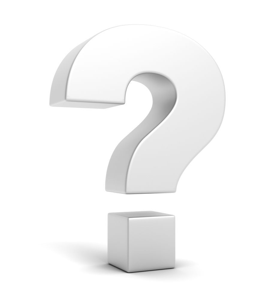 Question mark — Building Materials in the Hunter Valley, NSW