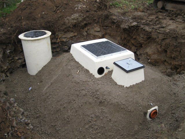 rainwater harvesting system installed under the ground