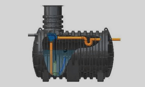 inside view of the rainwater harvesting system