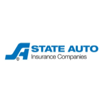 A state auto insurance companies logo on a white background