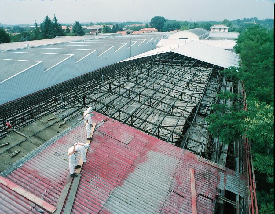 coperture su tetto in metallo