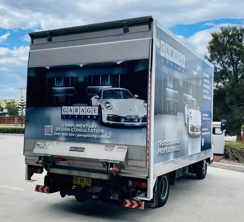 Truck with Custom Wrap — Professional Signwriter in the Illawarra