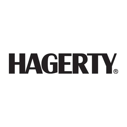 Hagerty logo in black text on a white background