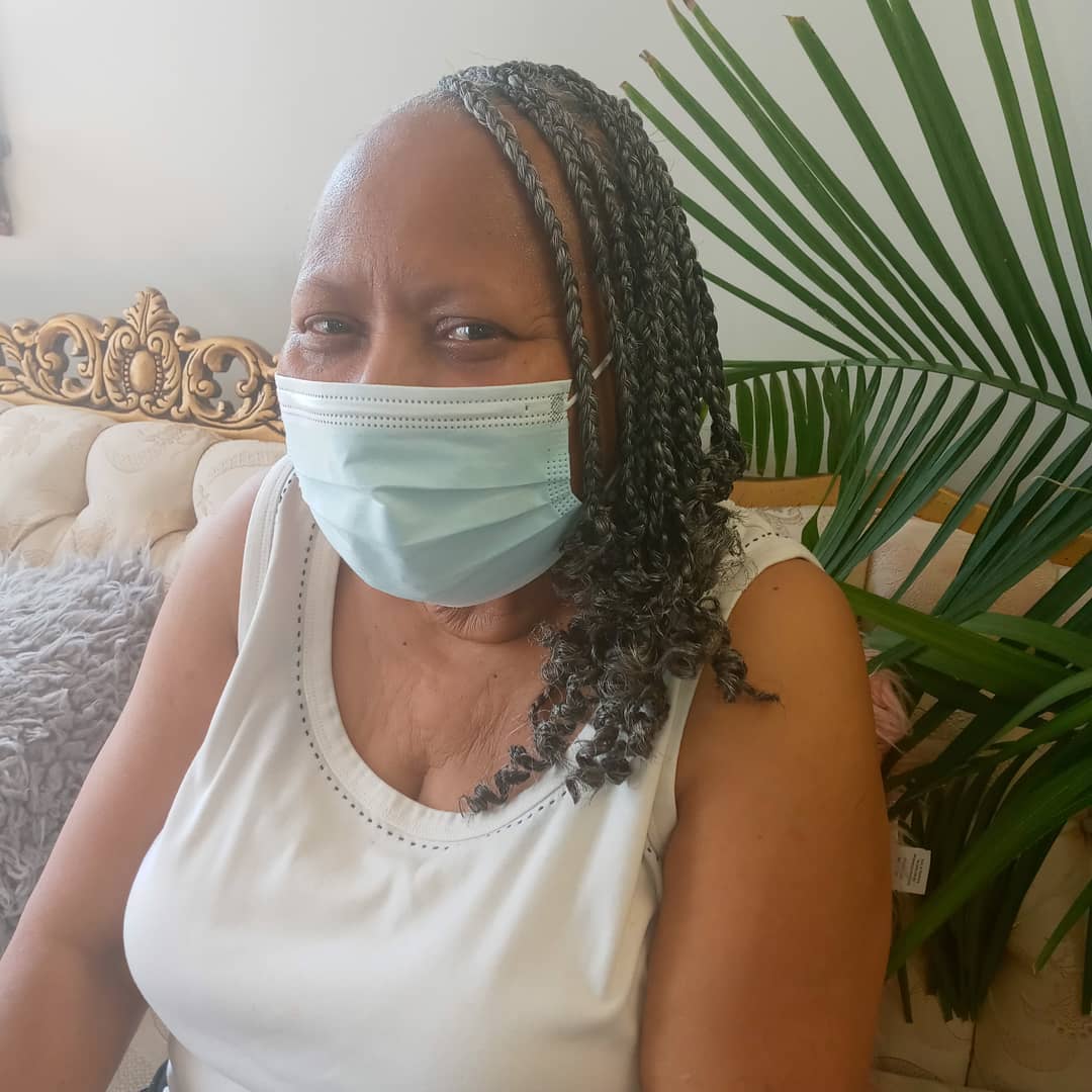 knotless braids hair style  done by smith stylez hari salon in middle town