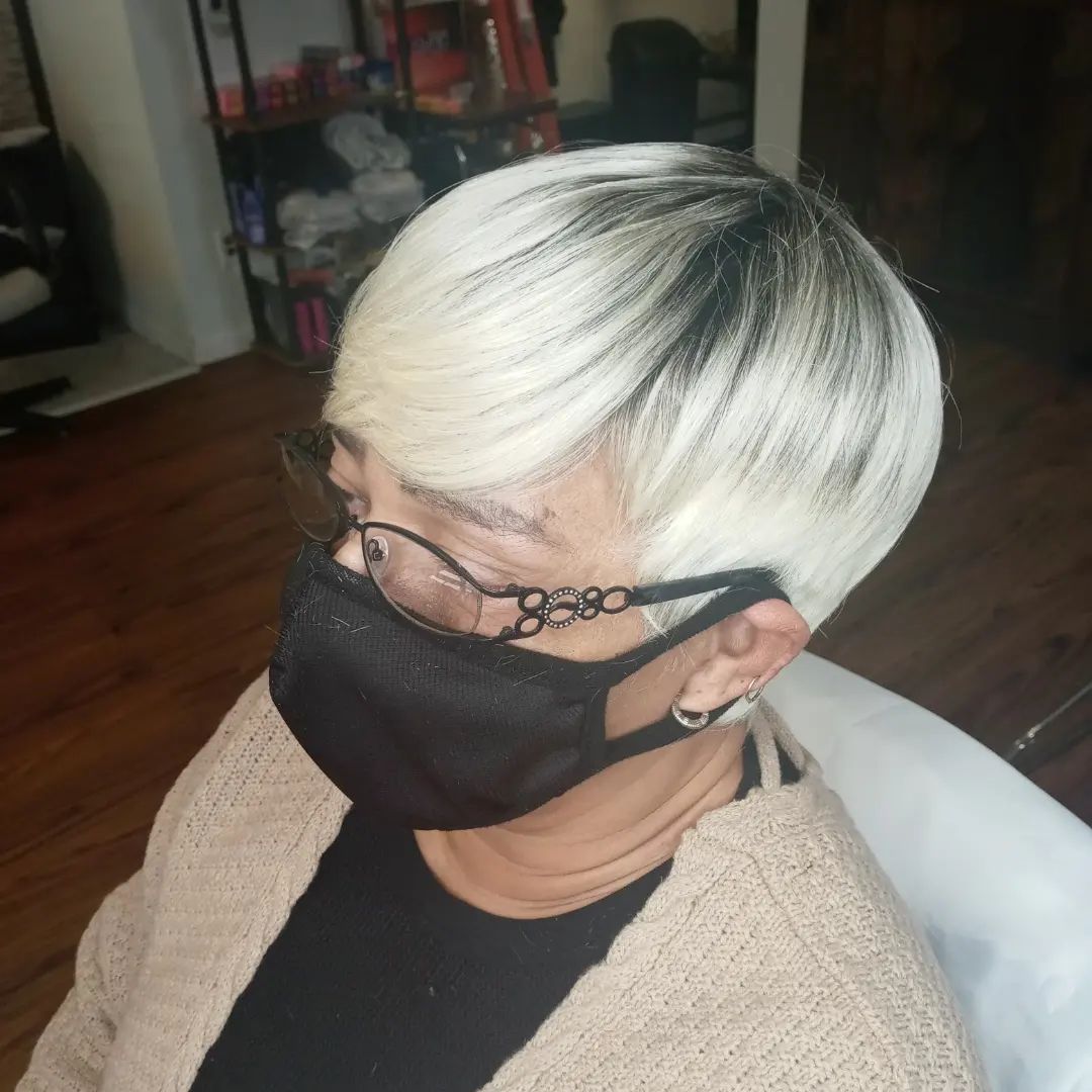 Pertective style done by smith stylez hair salon in middle town