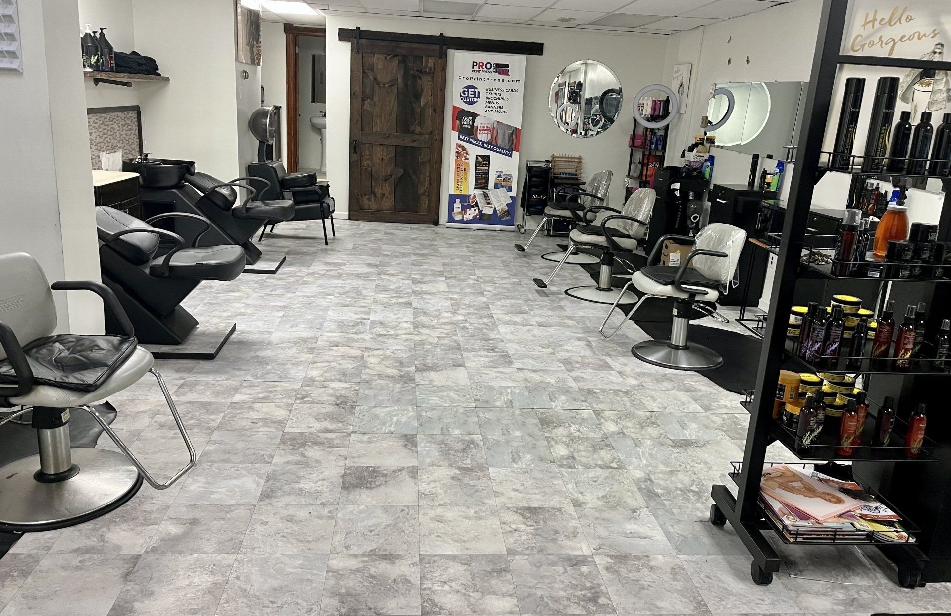 Image of a salon area