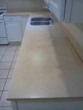 Before Stone Counter Refinish — N. Charleston, SC — Surface Specialists