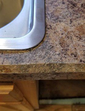 After Formica Cut Repair — N. Charleston, SC — Surface Specialists