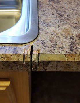 Before Formica Cut Repair — N. Charleston, SC — Surface Specialists