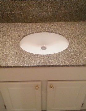 After Sink Vanity Refinish — N. Charleston, SC — Surface Specialists