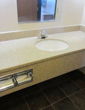 After Stone Refinished Vanity — N. Charleston, SC — Surface Specialists
