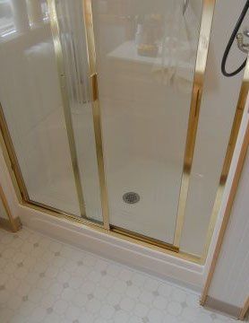 Before Shower converted to Tub with Door — N. Charleston, SC — Surface Specialists