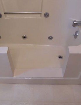 After Tub Cut Down — N. Charleston, SC — Surface Specialists