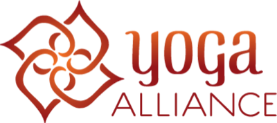 Yoga Alliance®-Logo mit Blume – Symbol für zertifizierte Yogalehre mit Herz und Achtsamkeit.