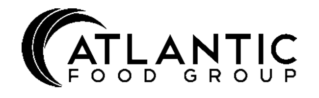 Atlantic Food Group logo with a curved wave design and text.