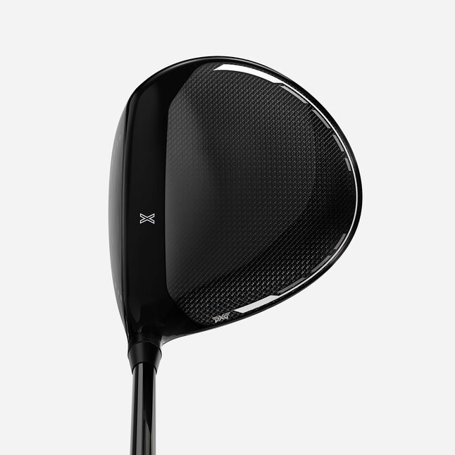Black PXG 0311 Black Ops golf driver with a 10.5-degree loft. Black text on a white background says