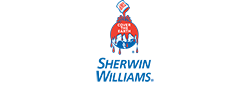 A logo for sherwin williams paint company