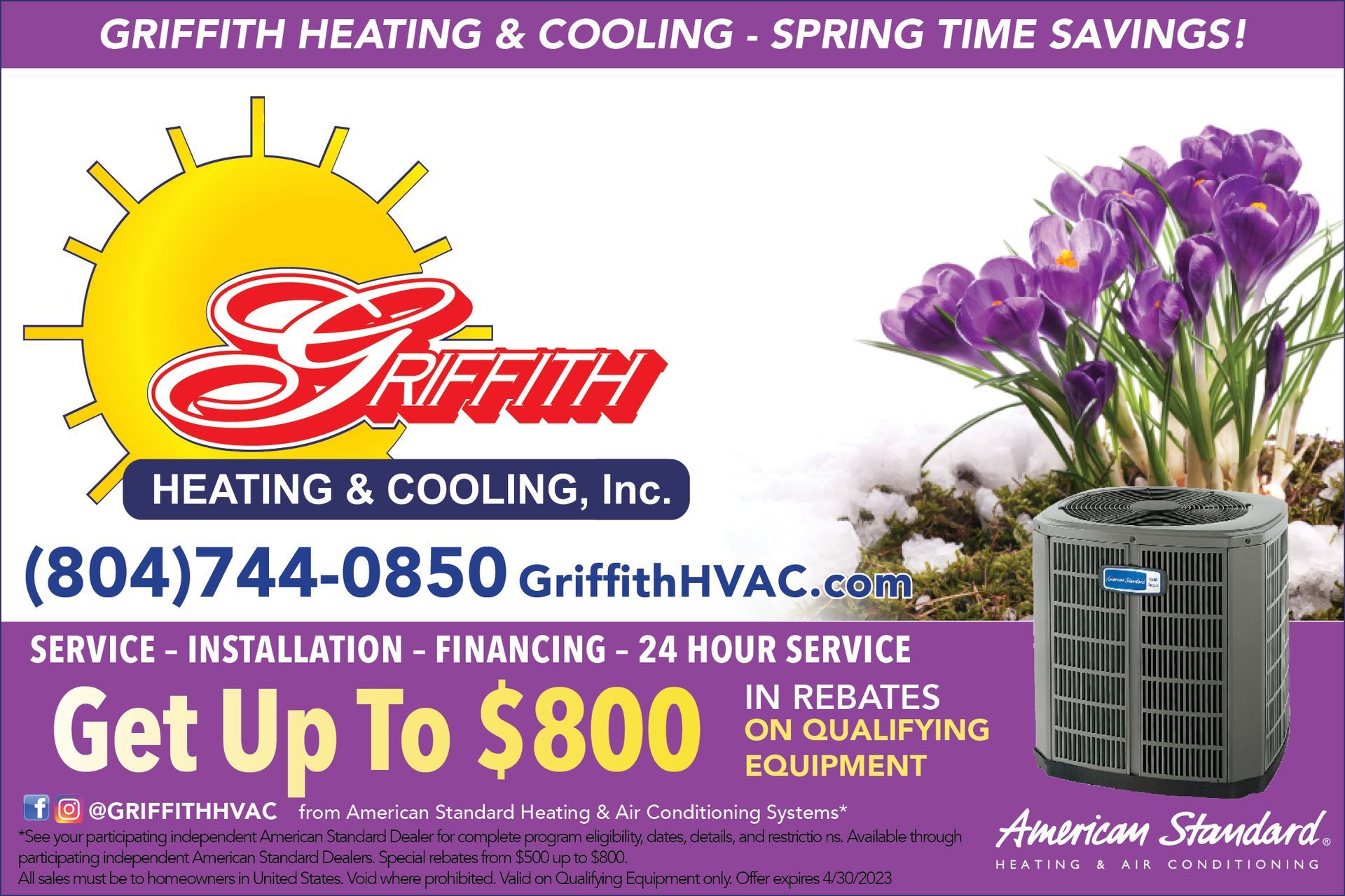 Griffith Heating & Cooling American Standard
