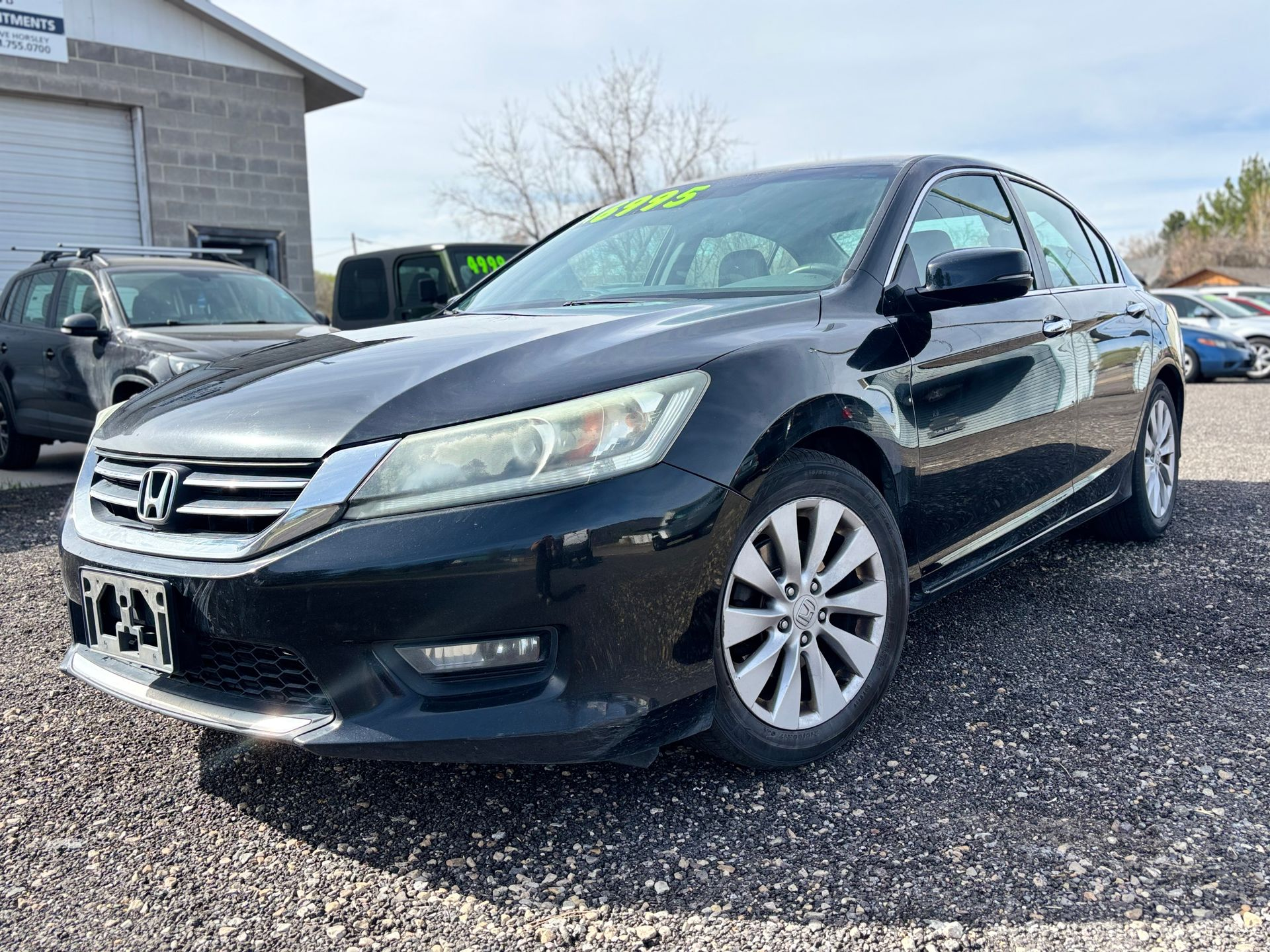 Clean title, great on gas mileages. 