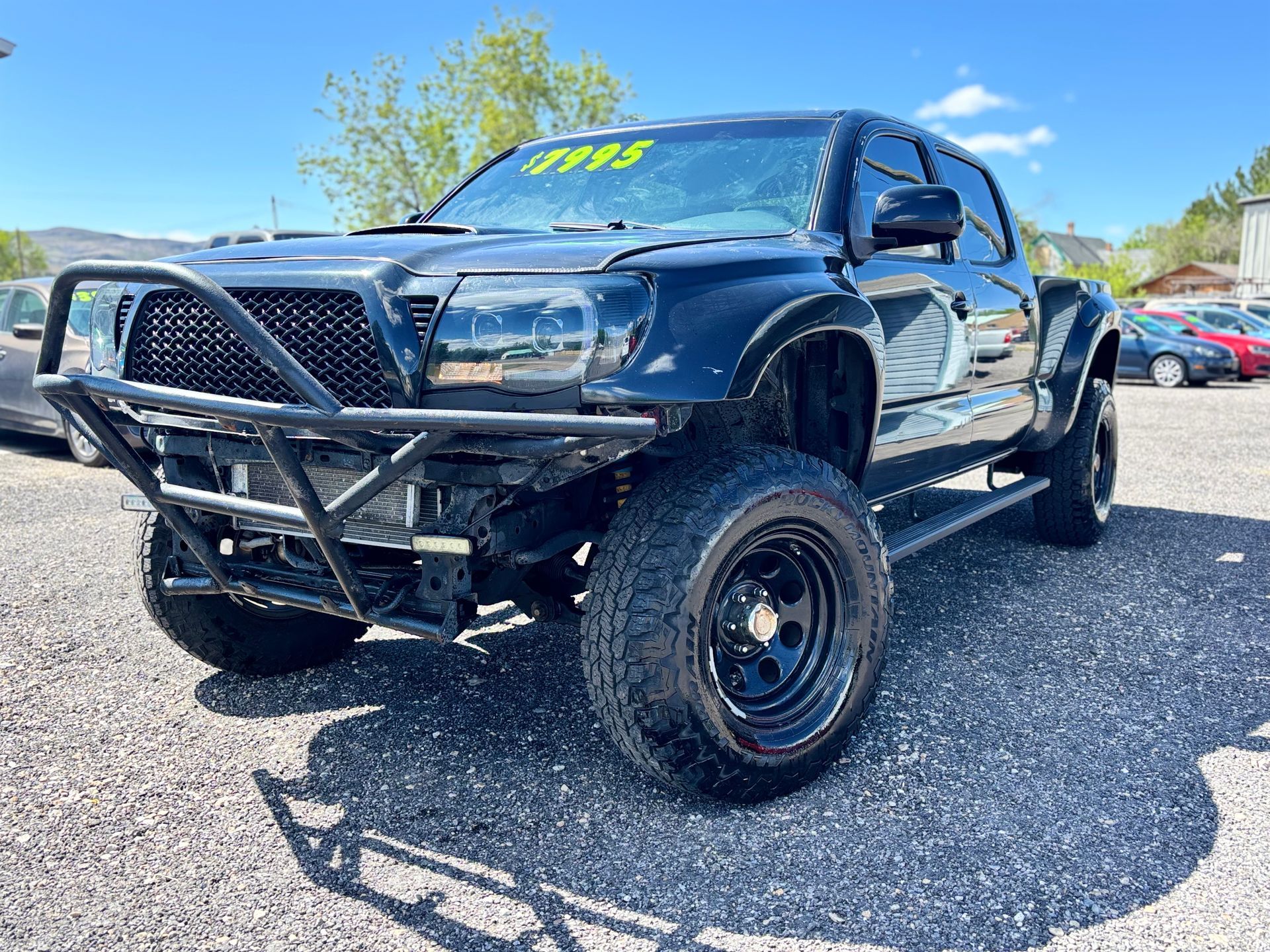 Clean title, great clean interior, Off-road tires, lifted, Aftermarket headlights. 