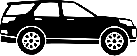 black suv icon