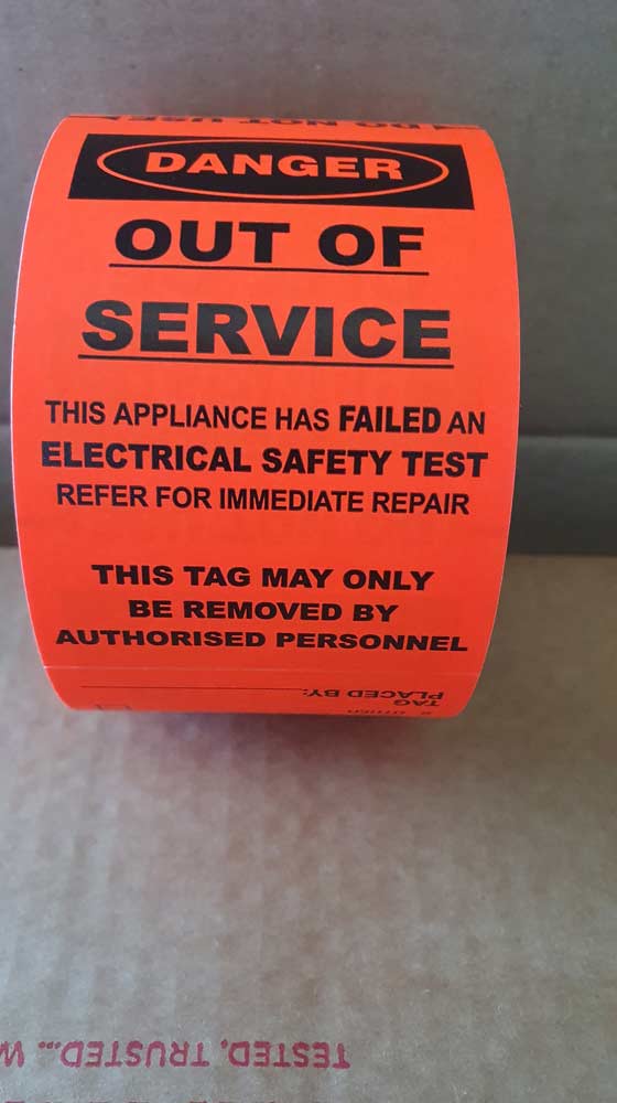 Out Of Service Tape — Coastal Test & Tag in Bonville, NSW