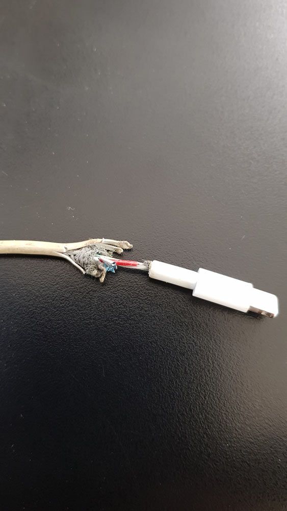 Broken Charging Cable — Coastal Test & Tag in Bonville, NSW