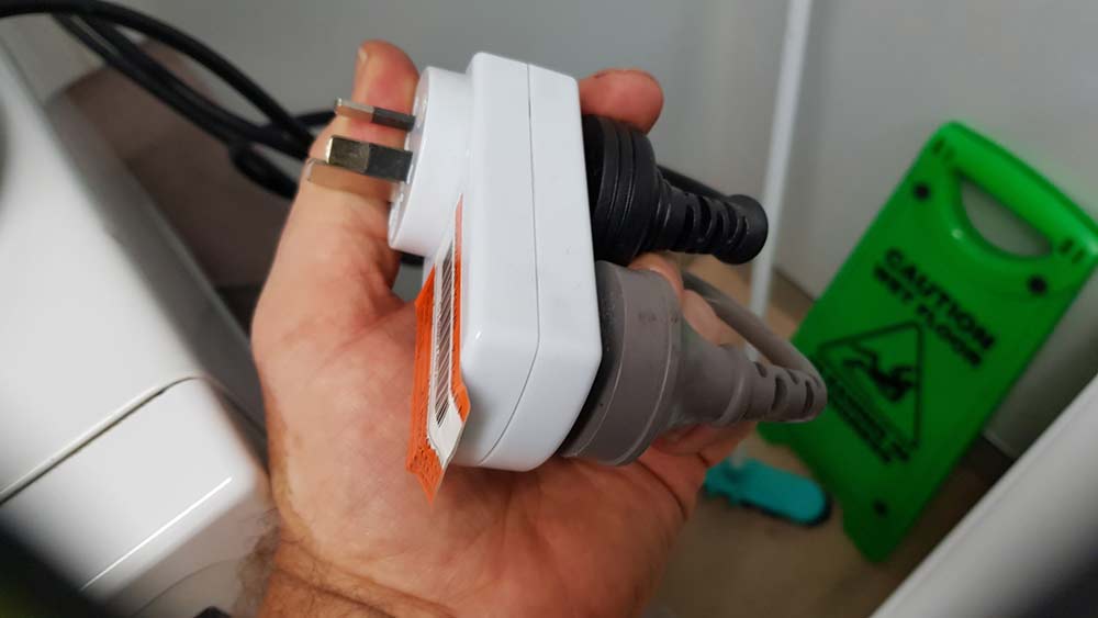 Double Electrical Switch With Tag — Coastal Test & Tag in Bonville, NSW