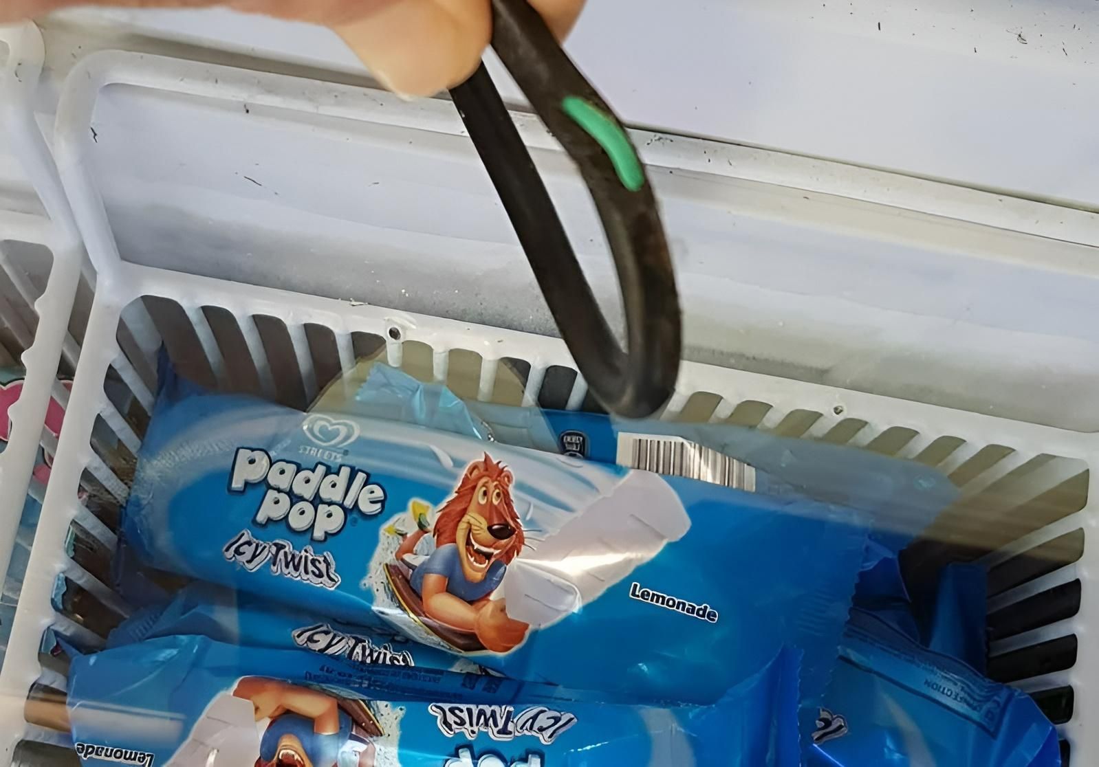 A Person is Holding a Pair of Scissors Over a Bag of Paddle Pop — Coastal Test & Tag in Port Macquarie, NSW