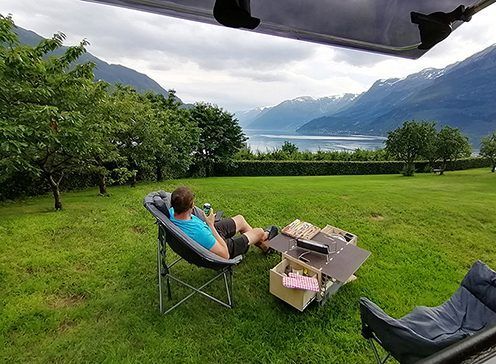 Camping am Fjord